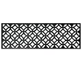 Rubber-Cal"Azteca" Indoor Outdoor Stair Treads - 9.75" x 29.75" Rubber Step Mats - Black - 6pack