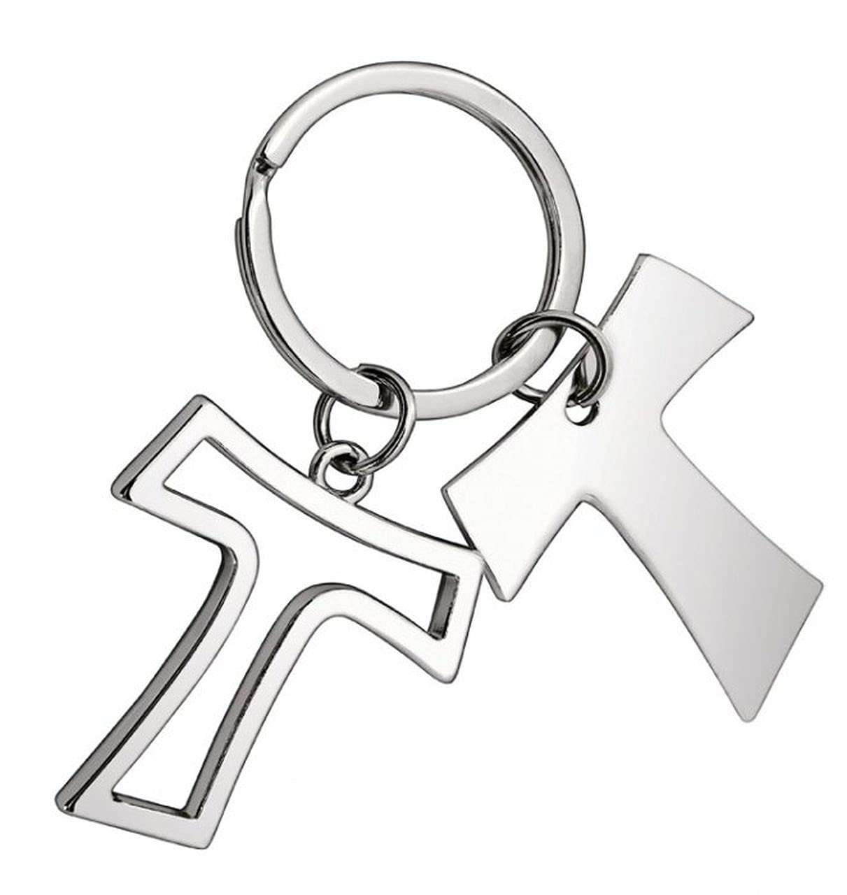 Double tau keychain cod.EL5651 cm 3,5x7x0,5h by Varotto & Co.