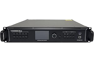 AZARPIXEL Novastar VX2000 Pro LED Video Processor – 4K HDR10 Display Controller with HDMI 2.0, 20 Ethernet Ports, Genlock, Multi-Layer Splicing & 3D LUT for Stage, Control Room & Broadcast LED Screens