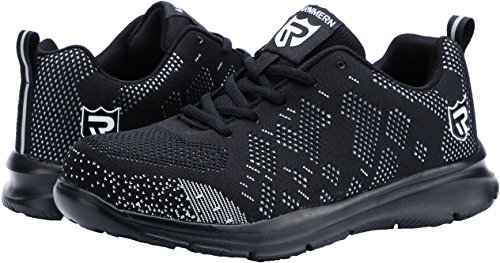 image for LARNMERN Mens Steel Toe Work Shoes,LM-23 Safety Shoes Lightweight Brea