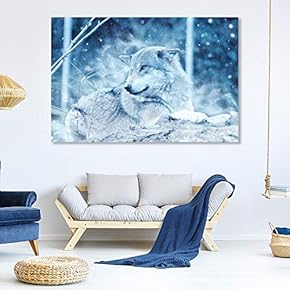 for Living Room Bedroom Home Artwork Paintings Snow...