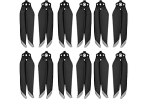 GENERIC (12Pcs) Mavic Air 2 /Air 2s Propellers Low-Noise Blades Props Propeller Replacement Spare for DJI Mavic Air 2 /Air 2s Drone Accessories Spare Quick Release Blades Props (Silvery)