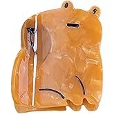 Novelty Lovely Capybara Hair Clips,Acetate Hair Clips,Small Claw Clips for Girl,Hair Accessories