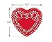 650PCS Paper Heart Doilies for Crafts - Valentines Day Decorations Red/Pink Lavender/White/Mint Blue Lace Cutouts, Wedding Valentine's Party Decor Ornaments, 4