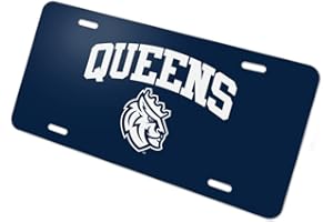 GRAPHICS & MORE Queens University of Charlotte Primary Logo Novelty Metal Vanity Tag License Plate