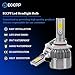 ECCPP 9006/HB4 LED Headlight Bulb Hi/Lo Beam White Fog Lights Conversion Kit - 80W 6000K 10400Lm - 3 Year Warranty(Pack of 2)