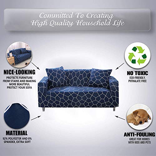 FORCHEER Couch Cover Stretch Arm Chair Large Sofa Slipcover Leather Furniture Protector from Pet for Living Room