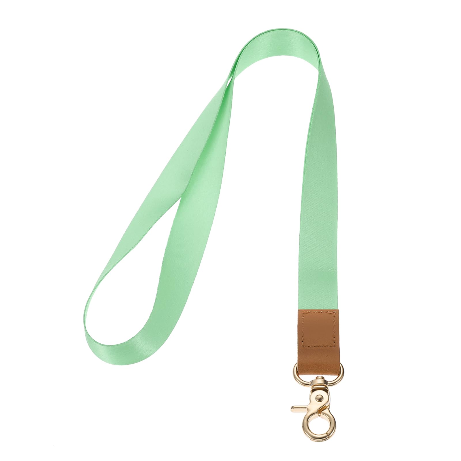 PATIKIL Neck Lanyard, 1 Set Long ID Badge Lanyard with Lobster Clasp for Teacher Women Men Keychain Lanyard Strap for Wallet Keys ID Card Whistle, Light Green