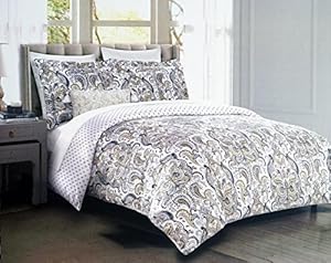 Amazon.com: Nicole Miller Bedding 3 Piece Cotton Full