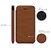 UltraSlim Leather Sleeve Case for iPhone Xs & X (Tan)
