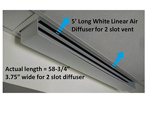 White Linear Diverter 60" x 3.75" (#4875-60x3.75)