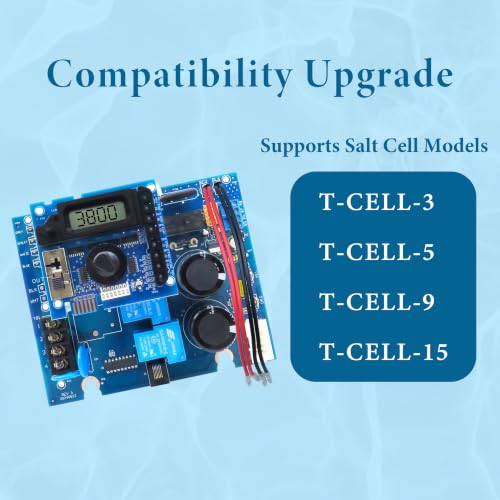 GLX-PCB-RITE Main Circuit Board & GLX-PCB-DSP Display Board，Fits The Hayward/Goldline Aqua Rite Saltwater Chlorinator，for Pool Chlorinators Replacement，Hayward aquarite Circuit Board