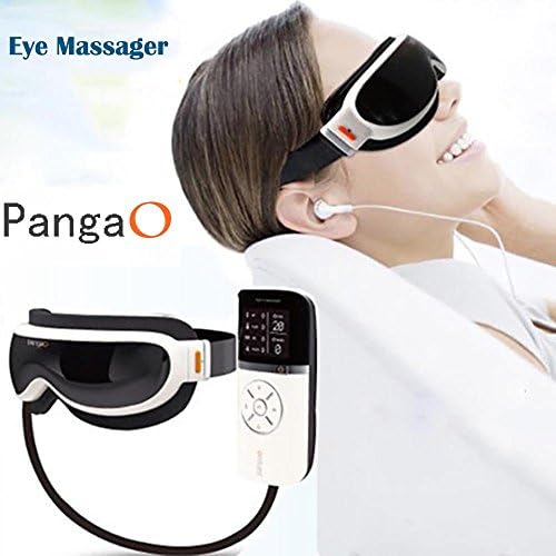 Pangao Air pressure Eye Massager Vibration And Heating Function Dispel Eye Bags,Eye Magnetic Far-infrared Heating Care Eye Care