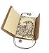 Vintage Journal Notebook - Best for Writing - Bound Notebook with Gold Colored Pen - Premium PU Leather - Artist Sketchbook - Daily Notepad - A Novel Gift - by Hieno Supplies