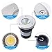 APONUO LED Landscape Lights 3W LED Ground Lights Low Voltage In Ground Well Lights Pathway Lights IP67 3000K, with IP68 Waterproof Wire Connector for Driveway, Deck, Step, Garden Lights(6 Packs)