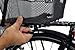 Kettler Bicycle Accessory: Detachable Rear Mounted Metal Wire Bike Basket with Carrying Handle