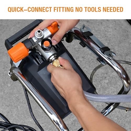 MAXXT 1300W Electric Airless Paint Sprayer Spray Gun for Fencing, Garden, Furniture, Walls and Doors, DIY