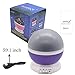 Night Light Kids Lamp, Romantic Rotating Sky Moon & Cosmos Cover Projector Night Lighting for Children Adults Bedroom,Baby Nursery Light, Living Room Gift (Purple)