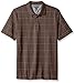 Van Heusen Men's Printed Short Sleeve Windowpane Polo Shirt