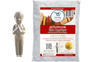 LA TIENDITA CONFECTIONERY -ESSENTIALS- Plastic baby figure (1000 pieces aprox) oven resistant (for bread and cakes, not recommended to bake with cookies) for Rosca de reyes, King Cake Mardi Gras, Baby Shower games and more