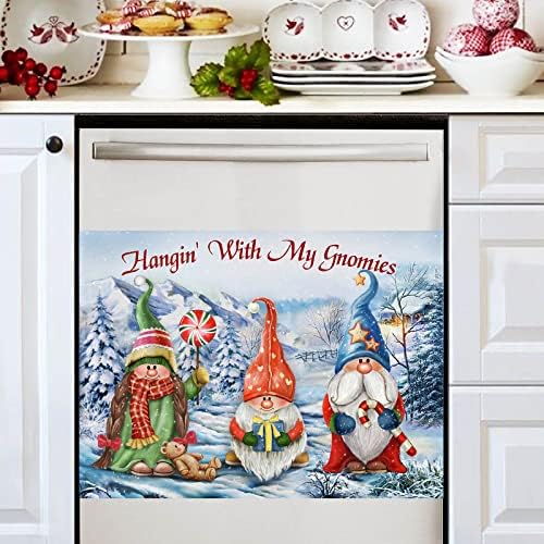 Dishwasher Cover Refrigerator Cover for Christmas