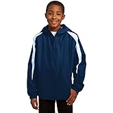 SPORT-TEK Youth Fleece-Lined Colorblock Jacket