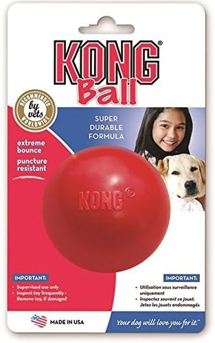 KONG Rubber Ball Puncture Resistant, Small, Pack of 2