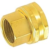 Gilmour 3/4-Inch Brass Double Female Swivel Hose Connector 7FPS7FH