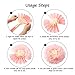 WILLBOND 24 Pcs Paper Fans Decoration Set, Including 12 Tissue Flowers, 6 Hanging Fans Garlands Decoration, 6 Paper Poms Ball Decor Flowers Kit for Christmas Wedding Birthday Baby Shower(Rose Pink)