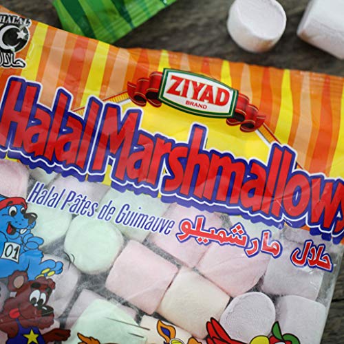 Ziyad Gourmet Halal, Multicolored Large Marshmallows, Fruity, Pork