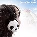 Dylan Volume Limiting Wired Headphone for Children Over-Ear Retractable Cord Animal Panda -White