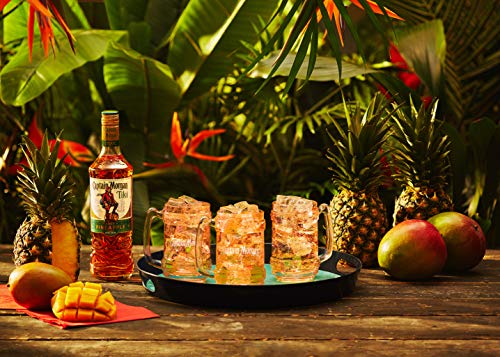 Captain Morgan Tiki | Köstlich-fruchtiger, aromatischer Rum | mit Ananas- und Mango-Geschmack | 25%vol | 700ml Einzelflasche | – Bild 5