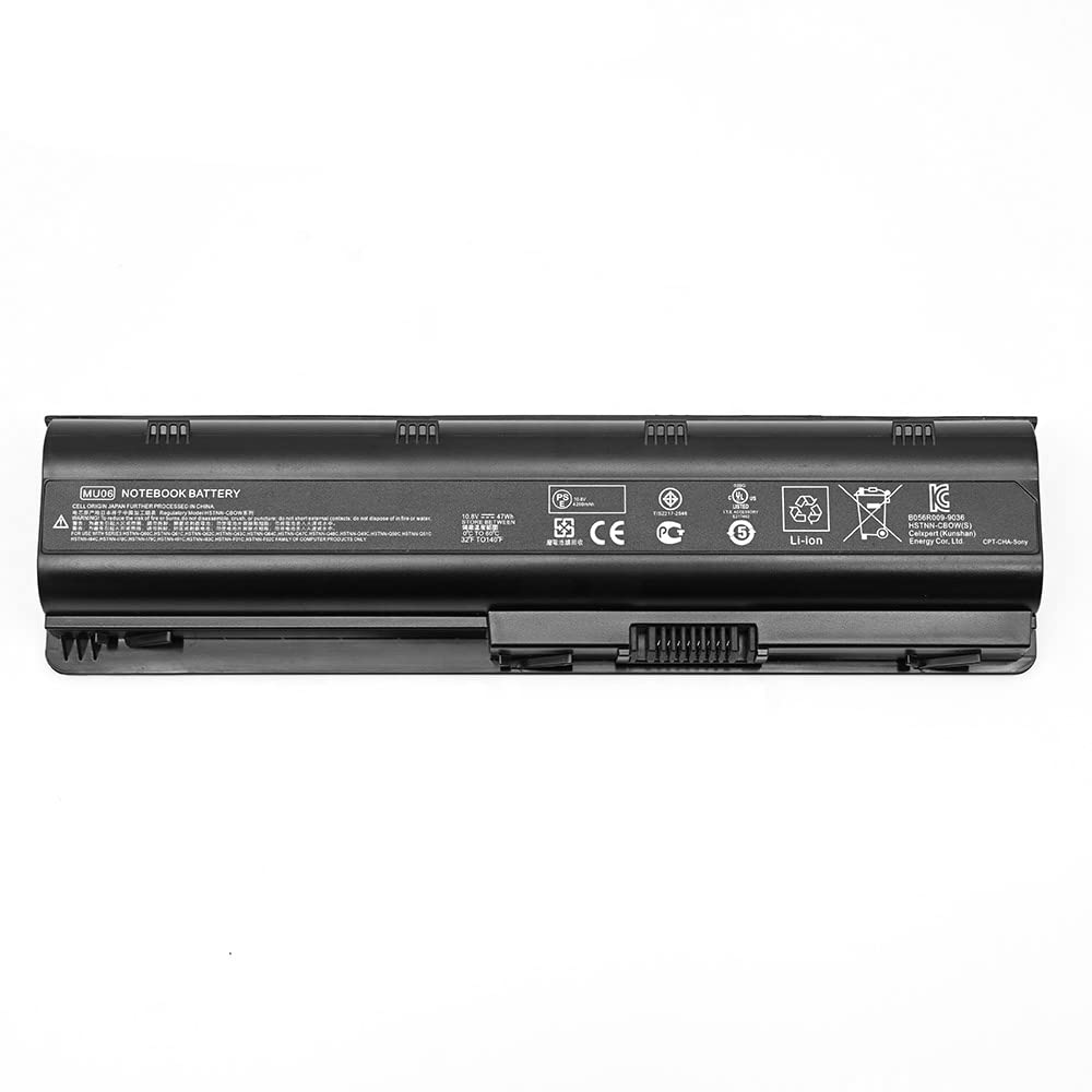 7XINbox 10.8V 47Wh MU06 MU09 593553-001 593554-001 Laptop Battery compatible with HP Envy 15 17 Pavillion dm4 dv3 dv5 g4 g6 g7 Presario CQ32 CQ42 CQ43 CQ56 CQ57 CQ62 CQ72