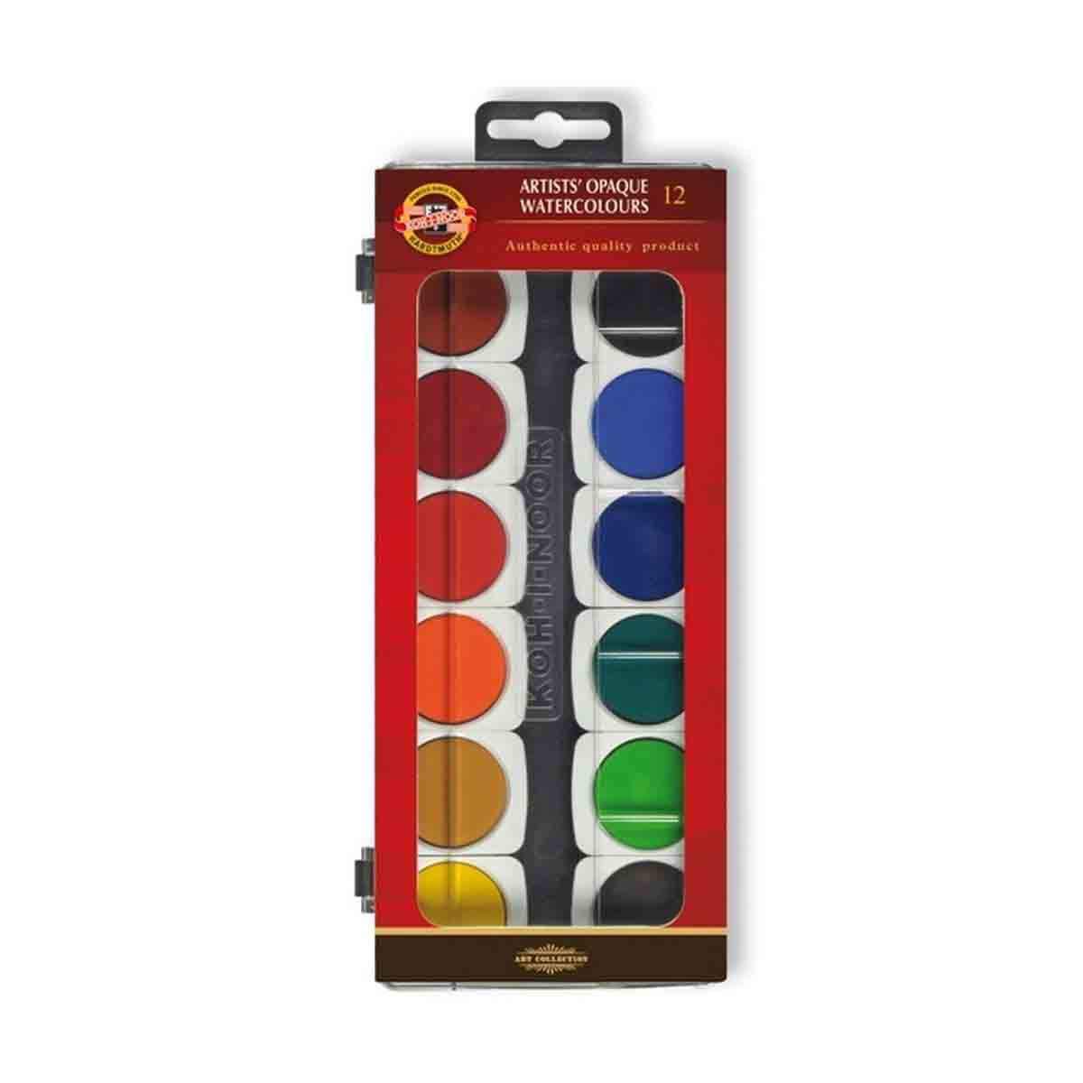 KOH-I-NOOR 017550500000 30 12 Artists Transparent Water Colour Paint