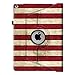 Fintie Case for iPad Pro 12.9 (1st Gen 2015) - 360 Degree Rotating Stand Case with Smart Protective Cover Auto Sleep/Wake Feature for 12.9-inch iPad Pro (2015 Version), US Flag