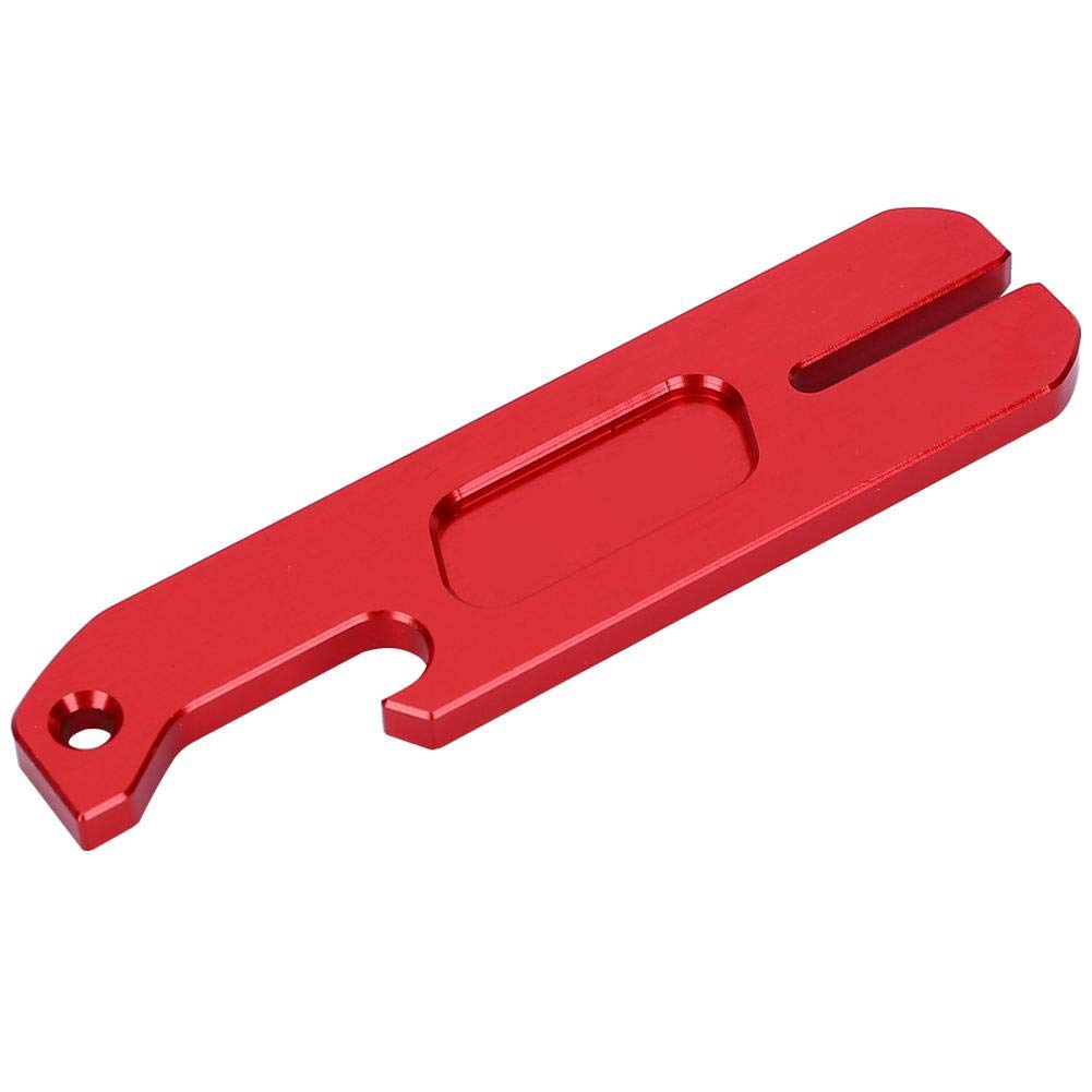 VBESTLIFE Vbest life Rotor Truing Tool, Bicycle Disc Brake Truing Wrench Aluminium Alloy Rotor Truing Fork Spanner Bike Repair Tool (Red) Bicycle Repair Hardware Tool Ride
