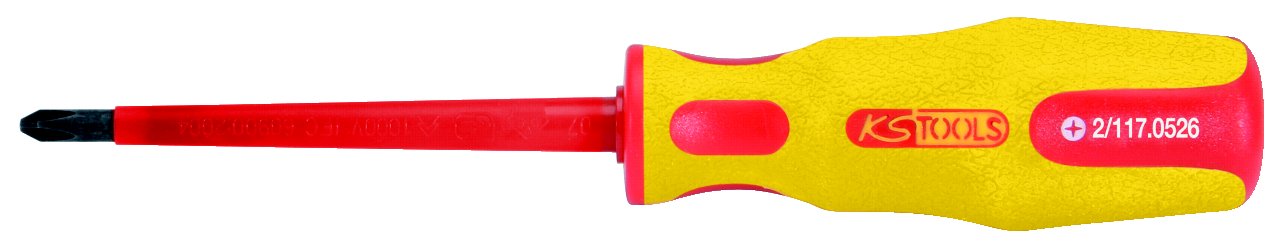 KS Tools 117.0526 PH2 Ergo VDE Phillips® Screwdriver