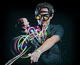 GloFX Lux 2.0 Orbit - 4 LED Light Show Orbit Spinning Rave Orbital