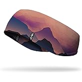 JUNK Brands Ear Warmer Headband - Performance Fleece, Moisture-Wicking, Non-Slip, Winter Ear Muffs for Men & Women - One Size - Soft Sunset