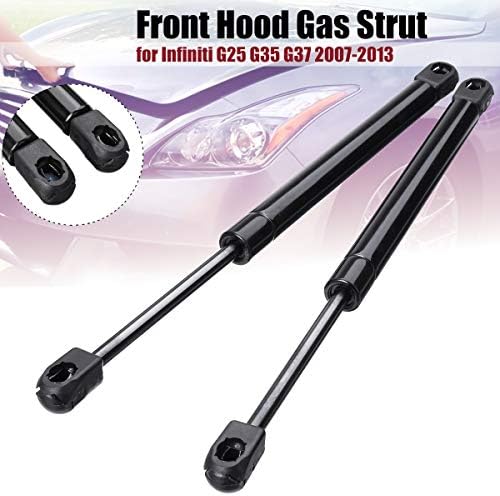 1Pair 34CM Car Front Hood Car Supports Shock Gas Spring Lifter Support Gas Strut Prop Bar For Infiniti G25 G35 G37 2007-2013