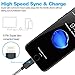 iPhone Charger,TNSO 5-Pack [3/3/6/6/10FT] Extra Long Nylon Braid Cord Lightning Cable to USB Charging Cable for iPhone X/8/7/7 Plus/6/6 Plus/6S/6S Plus,SE/5S/5,iPad,iPod Nano 7 (Black and White)