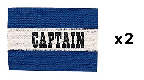 Champion Sports Youth Soccer Captains ARM Band Redblue Blue CYP-BLU (2-Pack)