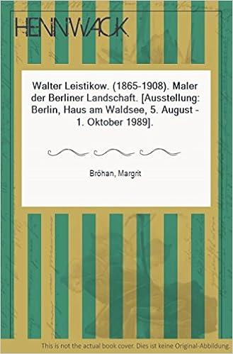 Walter Leistikow 1865 1908 Maler Der Berliner Landschaft
