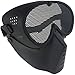 SportPro CM Mesh Eye Protection Full Face Mask for Airsoft - Black