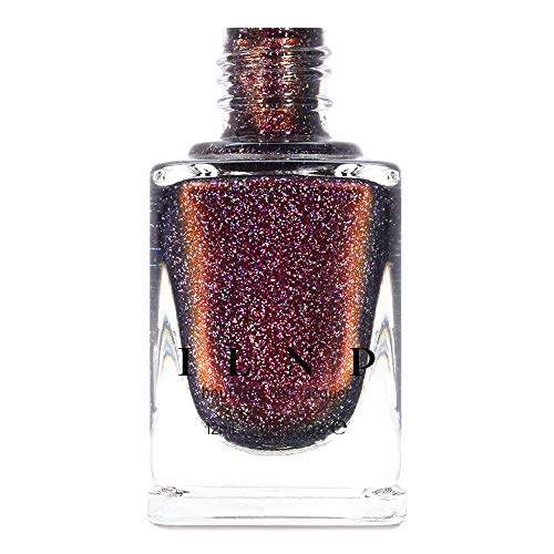ILNP Bardot - Deep Mahogany Red Holographic Nail Polish