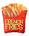 Novelty Inc. Food Fight Pillow 12 Inch French Fries
