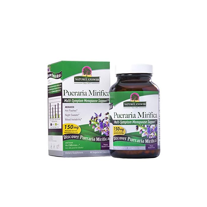 Nature's Answer Pueraria Mirifica Vegetarian Capsules, 60-Count
