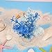 Jocestyle Simulation Plastic Water Grass Fake Plants Snowflake Aquarium Decor (Blue)thumb 3