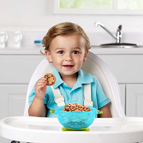 image for Zooawa Baby Bowls with Suction Base, 3-PACK Nonslip Spill Proof Feedin