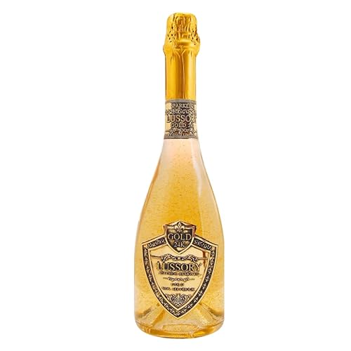 Lussory Premium Gold 24 Karat Sparkling Bubbly Dealcoholized 0.0% Non ...